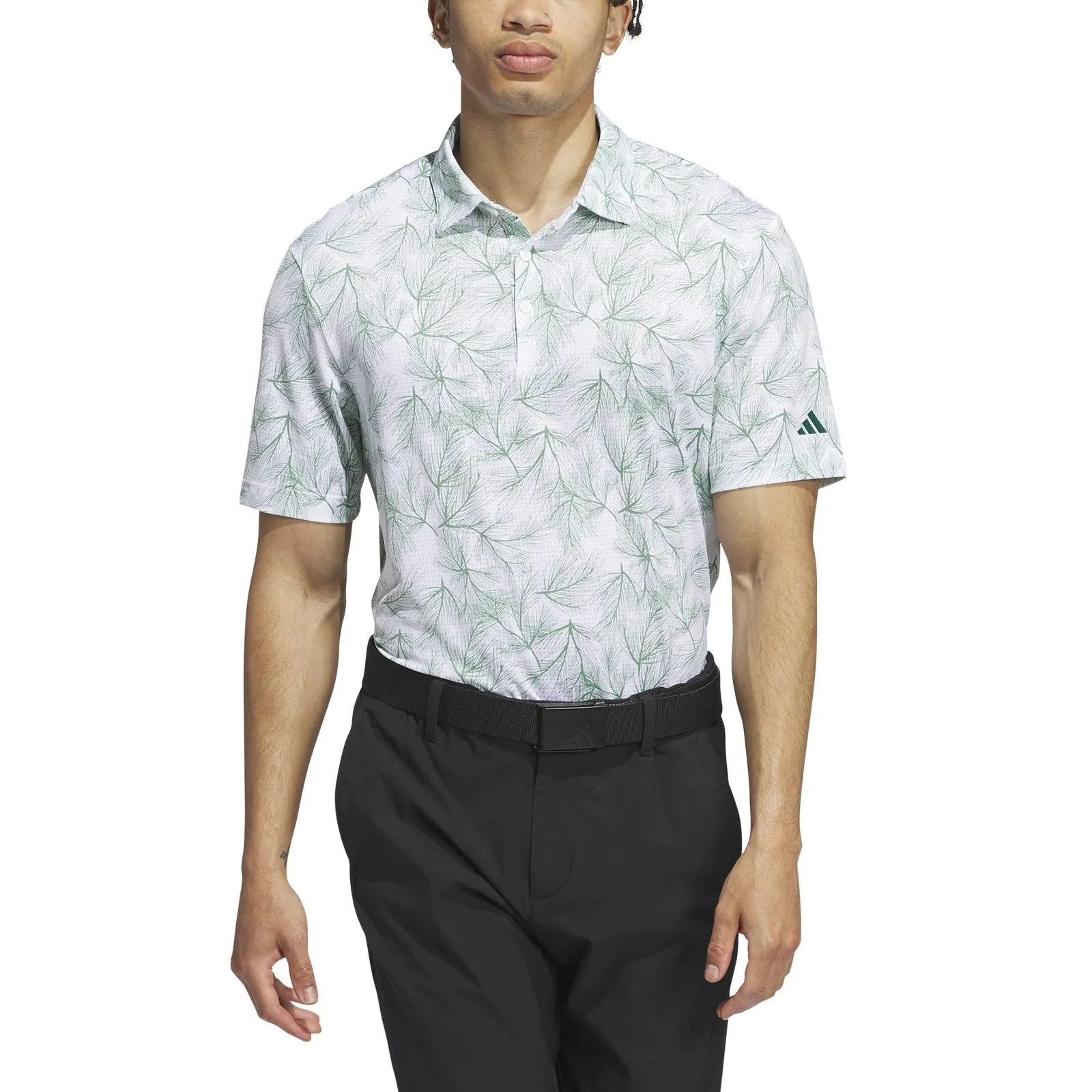 adidas Ultimate365 Mesh Print Golf Polo Shirt IT0157