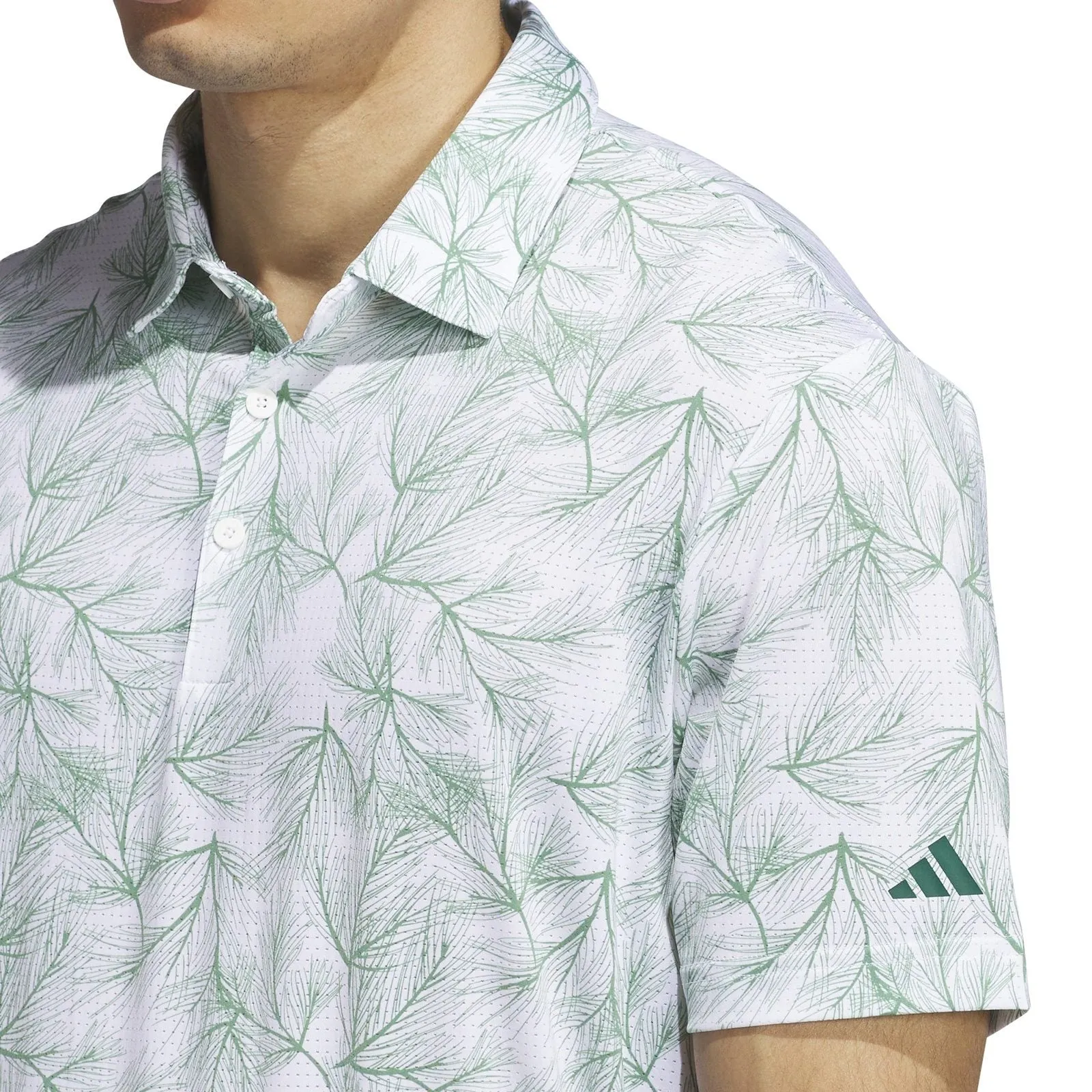 adidas Ultimate365 Mesh Print Golf Polo Shirt IT0157