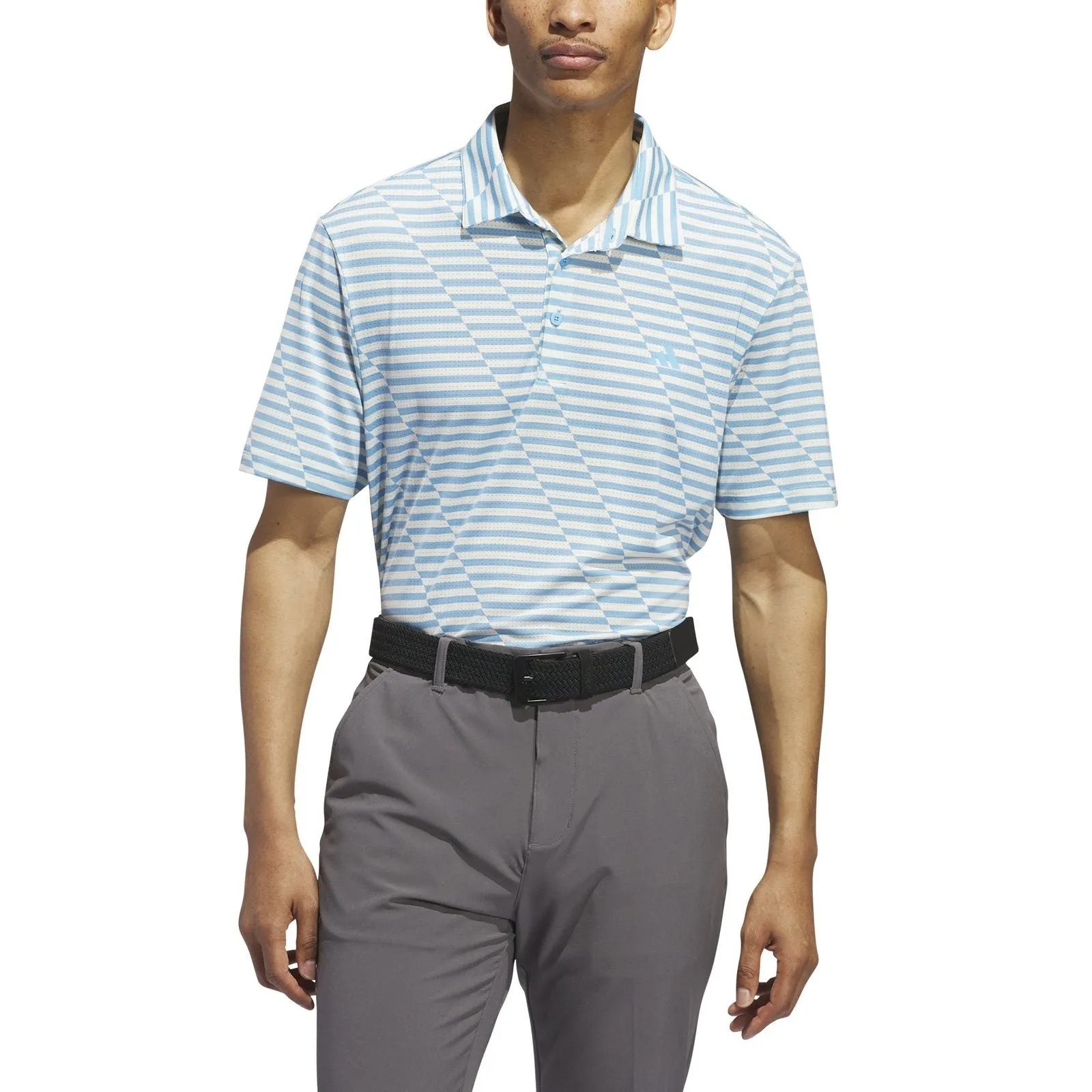 adidas Ultimate365 Mesh Print Golf Polo Shirt IU4394