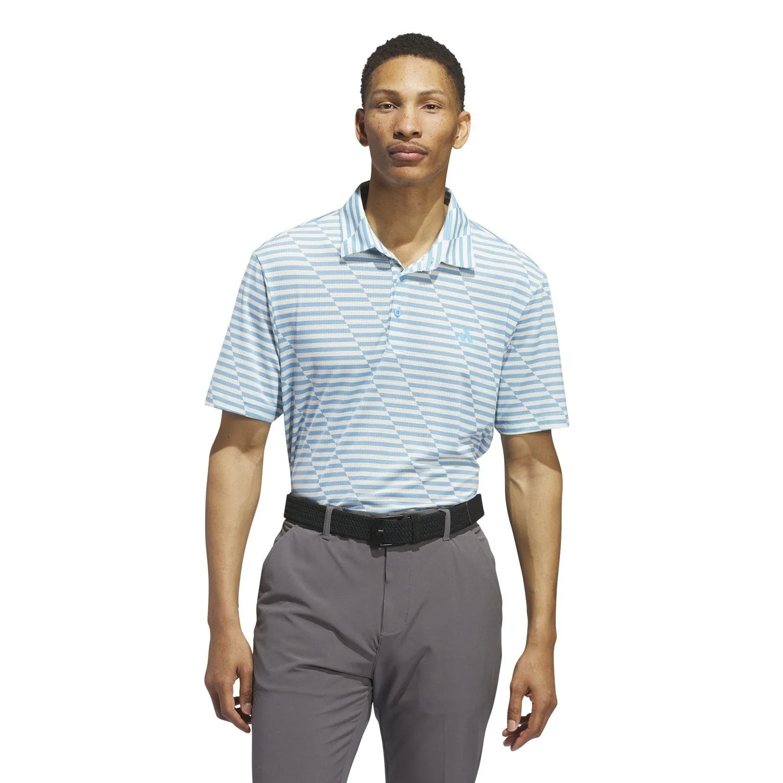 adidas Ultimate365 Mesh Print Golf Polo Shirt IU4394