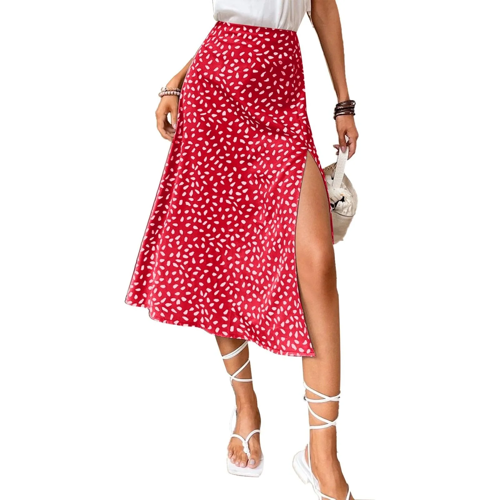 Boho Split Thigh Skirt
