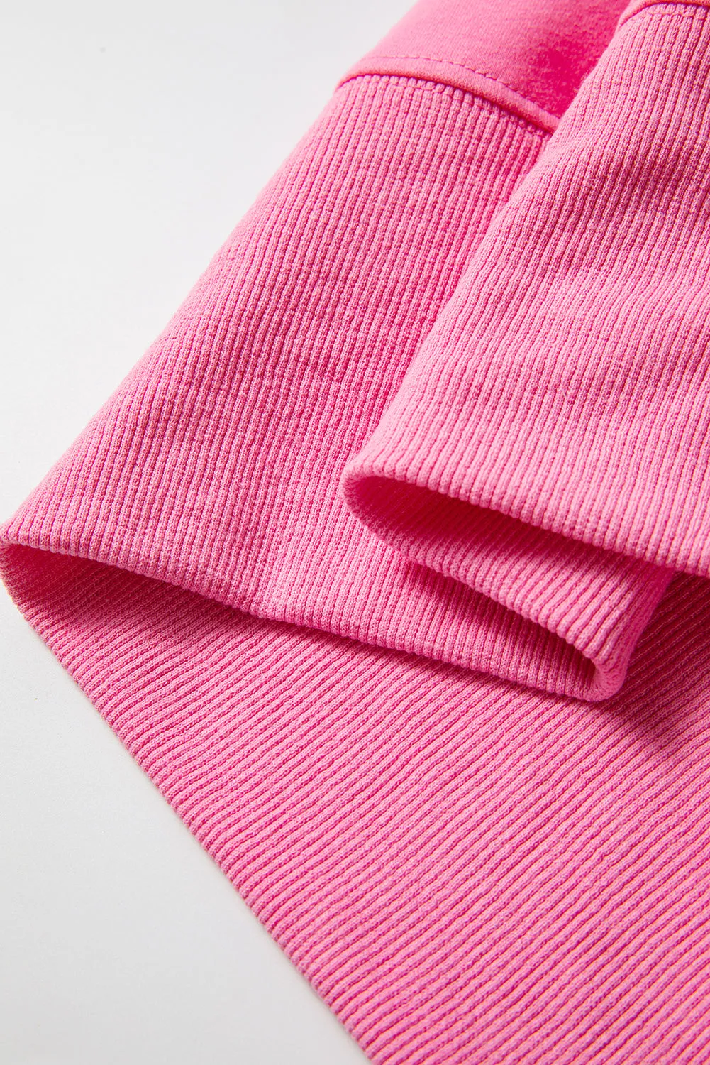 Bonbon Bracelet Sleeve Mineral Washed V Neck T Shirt