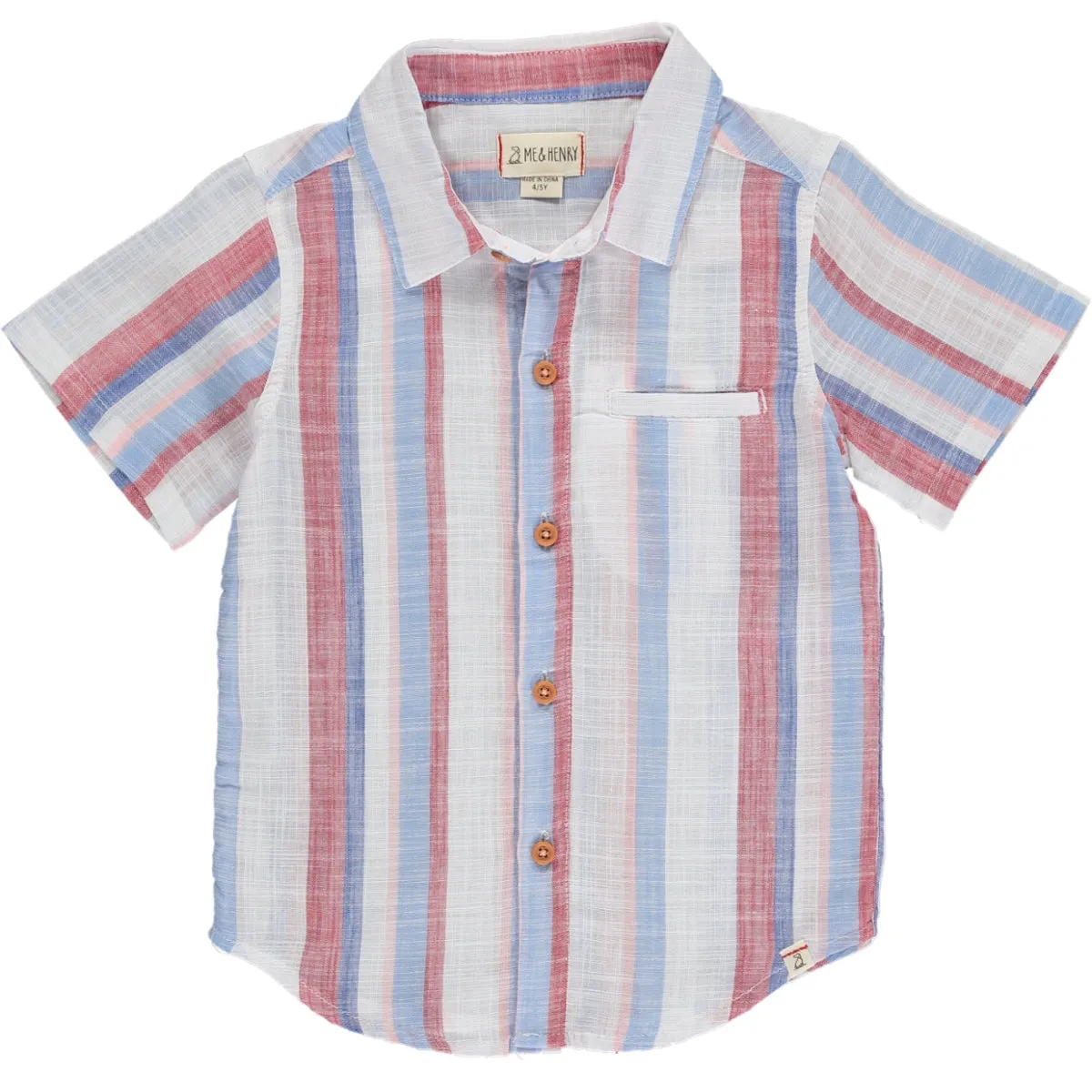 Boys S/S Maui Linen Shirt