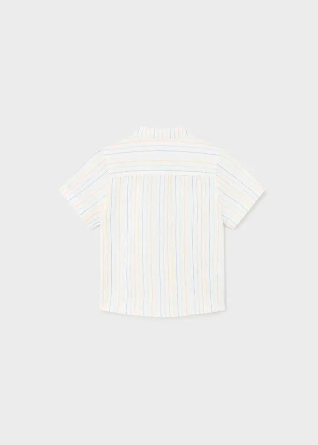 Boys S/S Striped Shirt