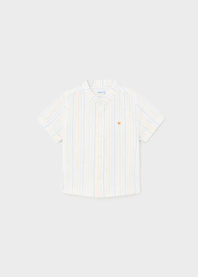 Boys S/S Striped Shirt