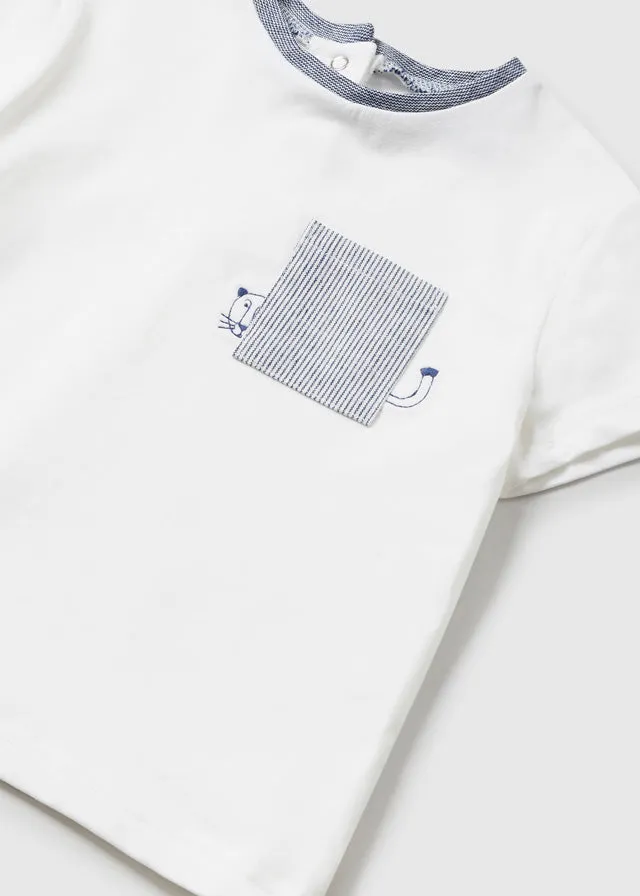 Boys S/S Tiger Pocket T-Shirt