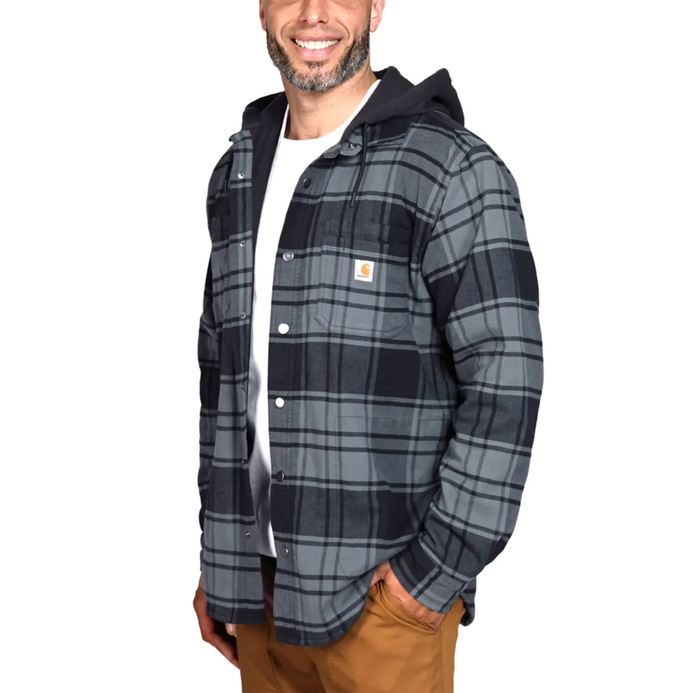 Carhartt Relaxed Fit Fleece lined hooded shirt-jac  (TJ5621)