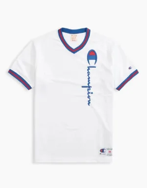 Champion Europe Basketball Mesh Short Sleeve T-shirt White