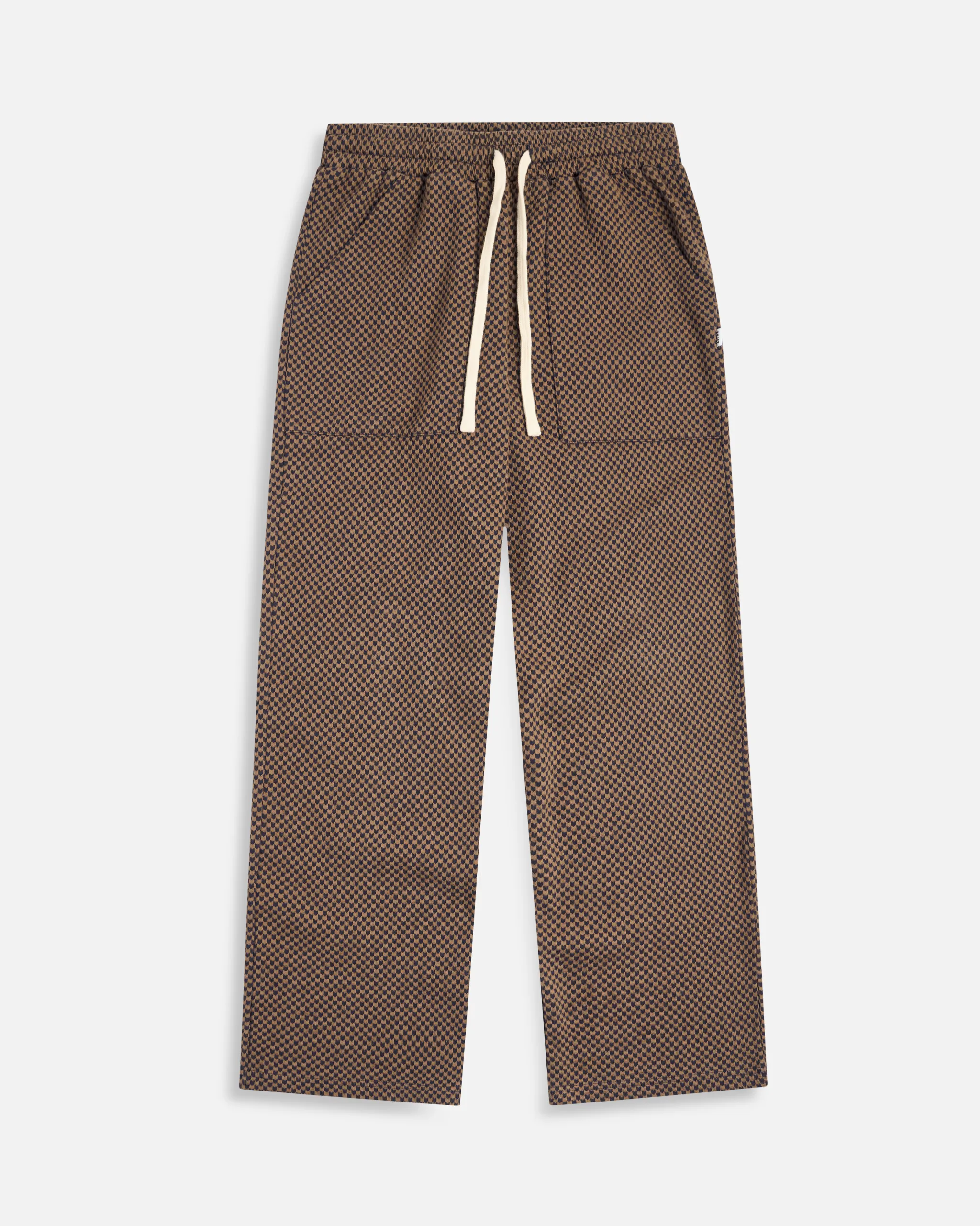 Chevron Jacquard Knit Pants
