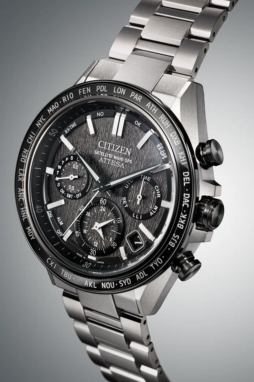 Citizen Attesa Satellite Eco-Drive Titanium Watch CC4058-67X