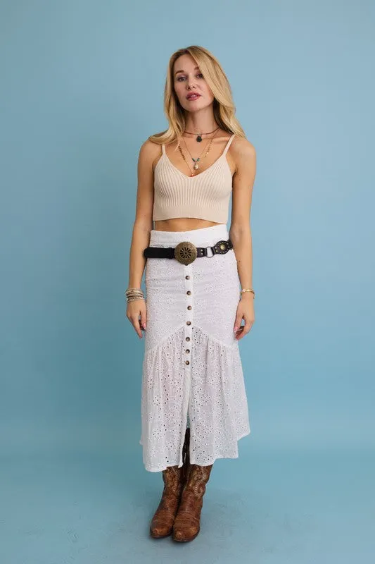 Concho Boho Medallion Belt