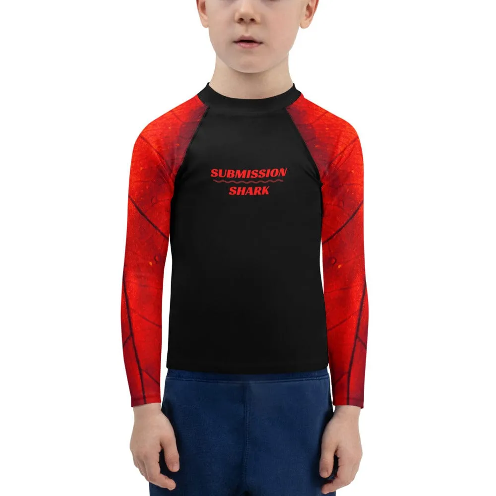 Crimson Passion ~ Kids Rash Guard *