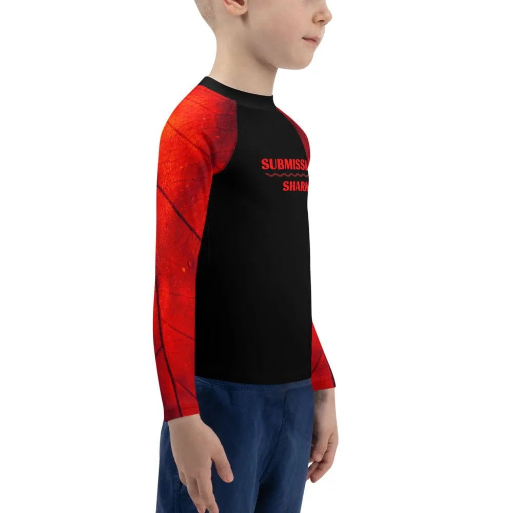 Crimson Passion ~ Kids Rash Guard *
