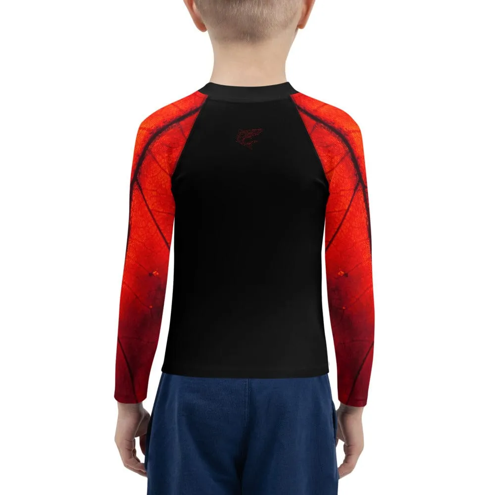 Crimson Passion ~ Kids Rash Guard *