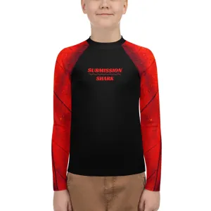 Crimson Passion ~ Youth Rash Guard *