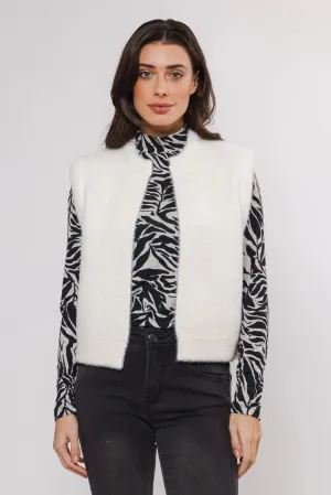 Elona Short Waistcoat - Snow White
