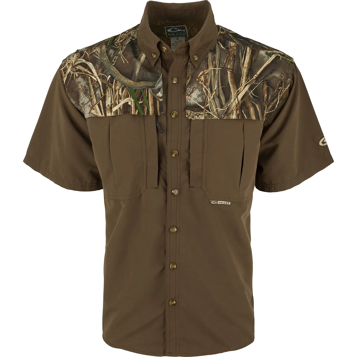 EST Camo Wingshooter's Short Sleeve Shirt - Realtree