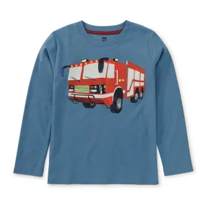 Firetruck Graphic Toddler Tee