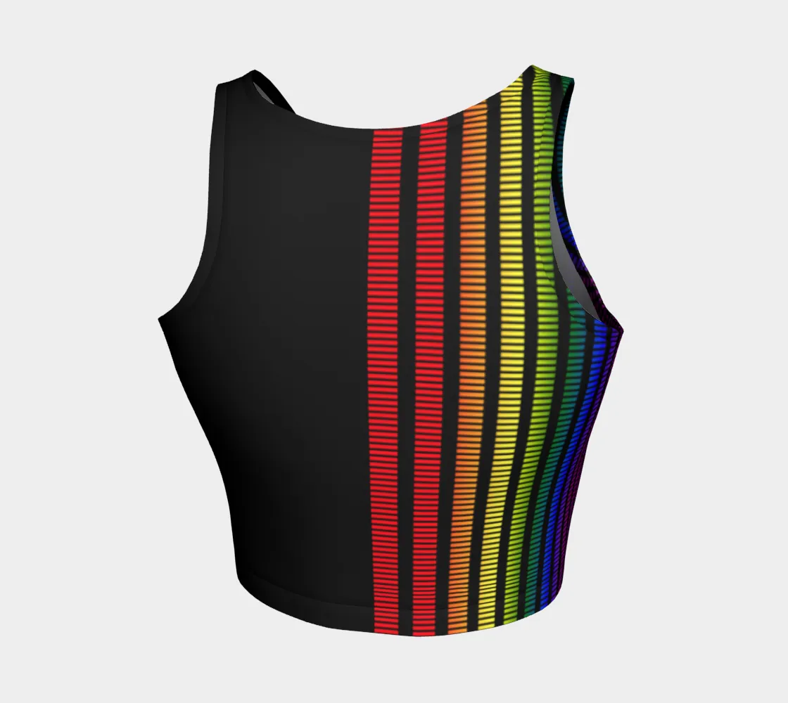 Fraunhofer Spectral Lines Athletic Crop Top