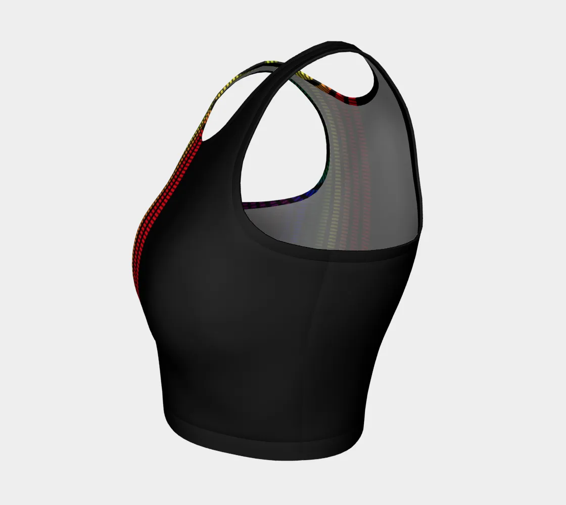 Fraunhofer Spectral Lines Athletic Crop Top