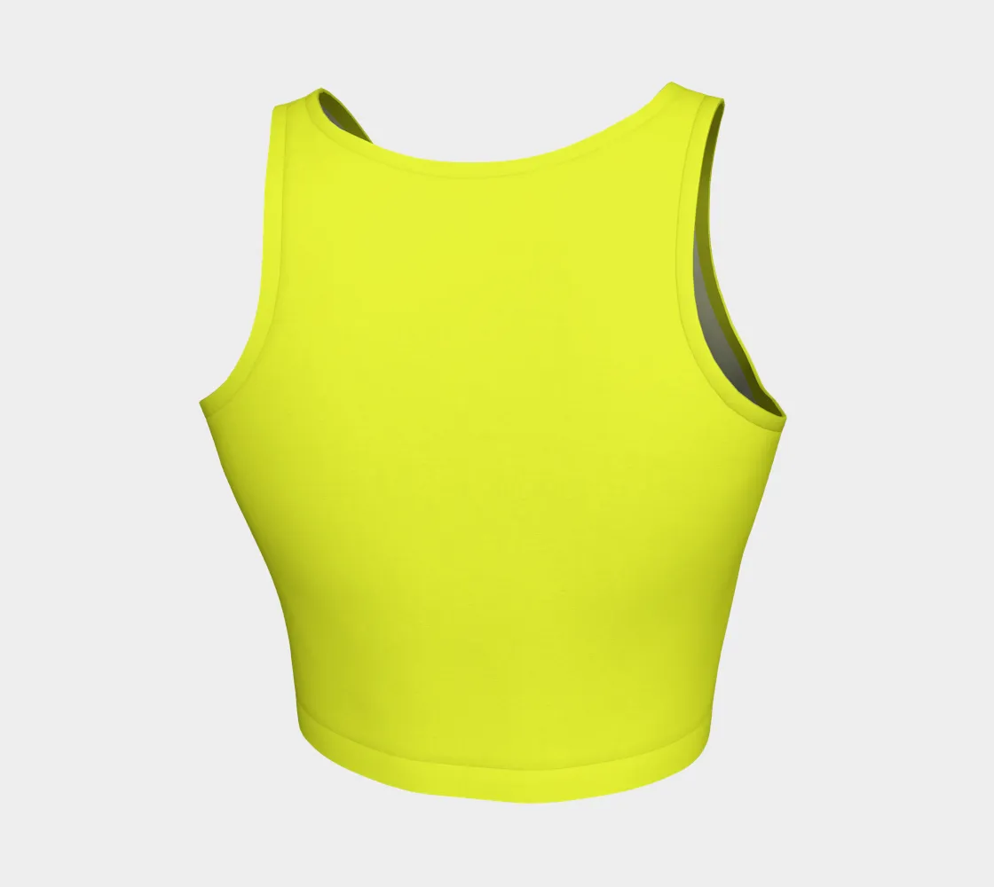 Granny Smith Apple Athletic Crop Top