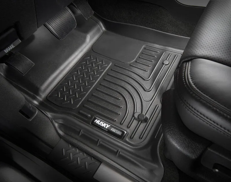 Husky Liners 3rd Seat Floor Liner Weatherbeater Plastic Black - Chrysler/Dodge Compact Van 2008-15