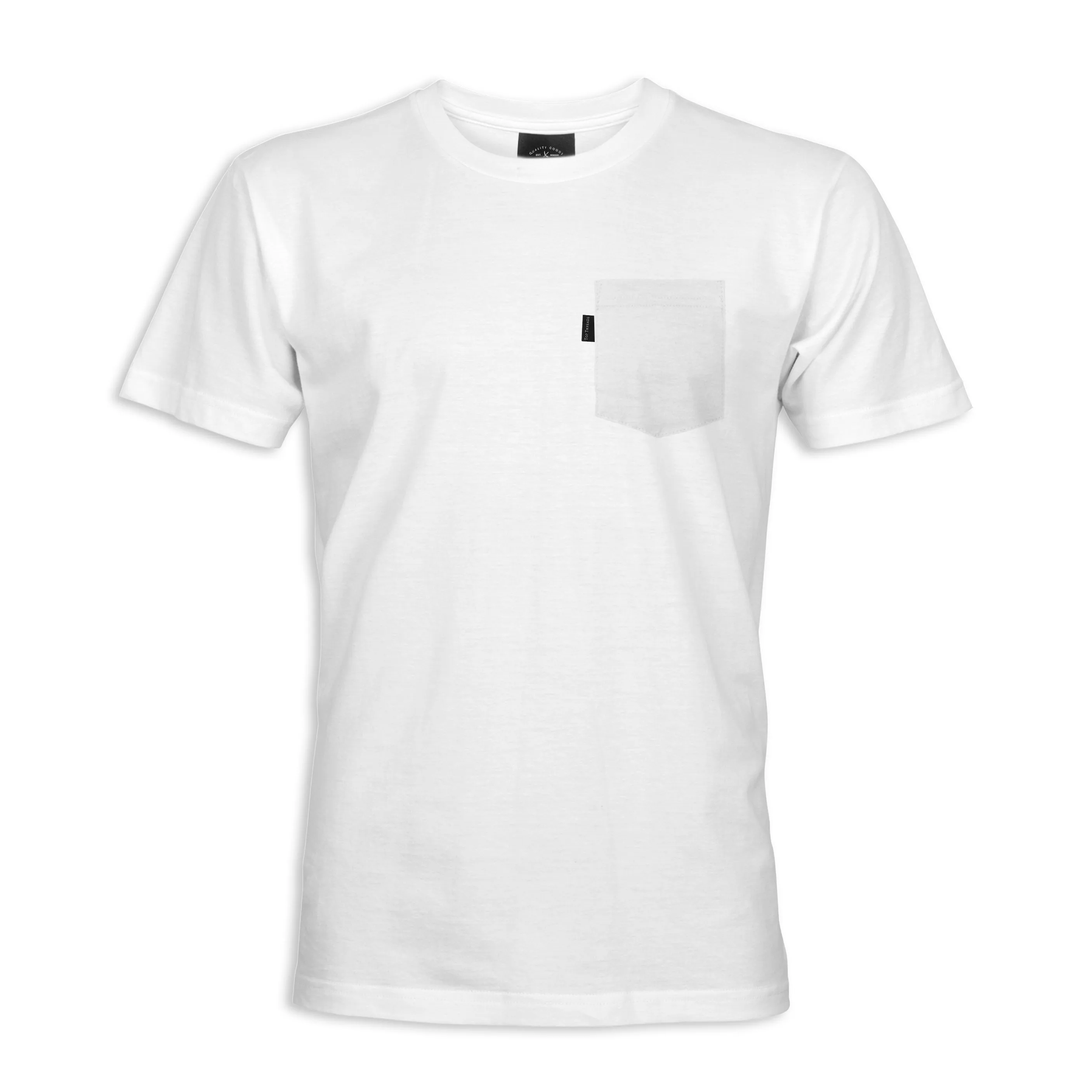 Ideal Pocket Tee - White