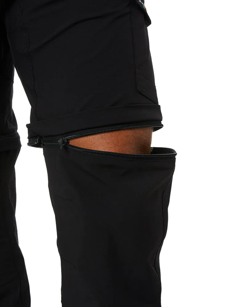 Jet-Lite Utility Zip Off Pant - Black