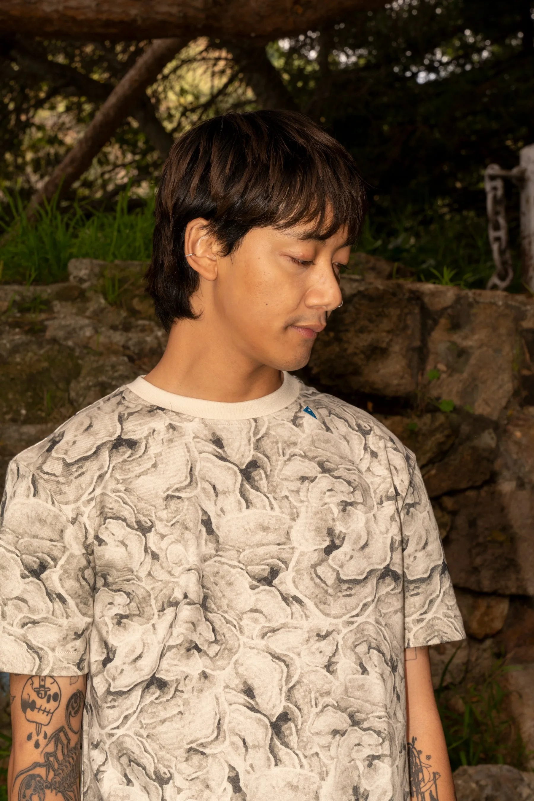 KLÄTTERMUSEN - ASK SS TEE IN LICHEN CLAY