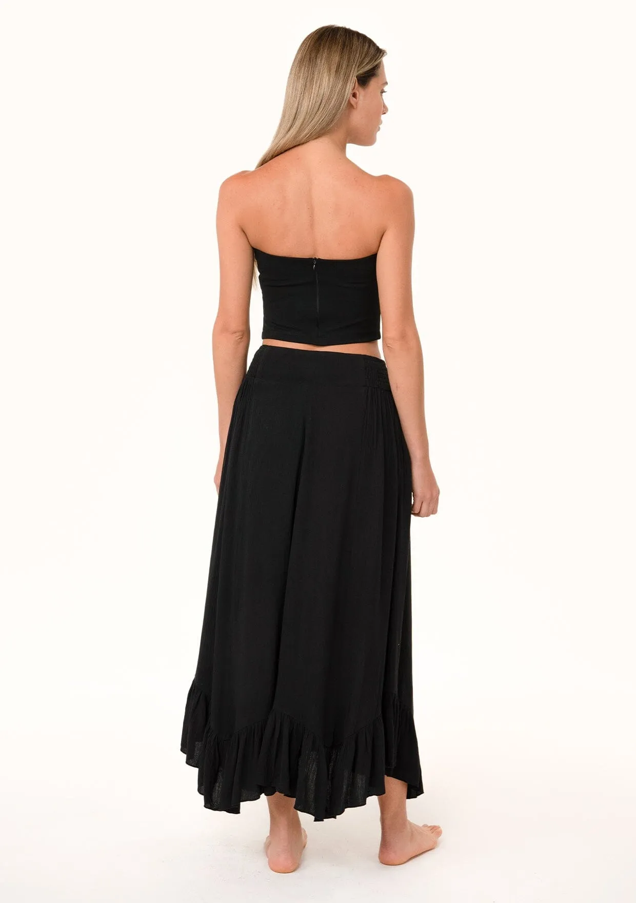 Lainey Ruffle Maxi Skirt