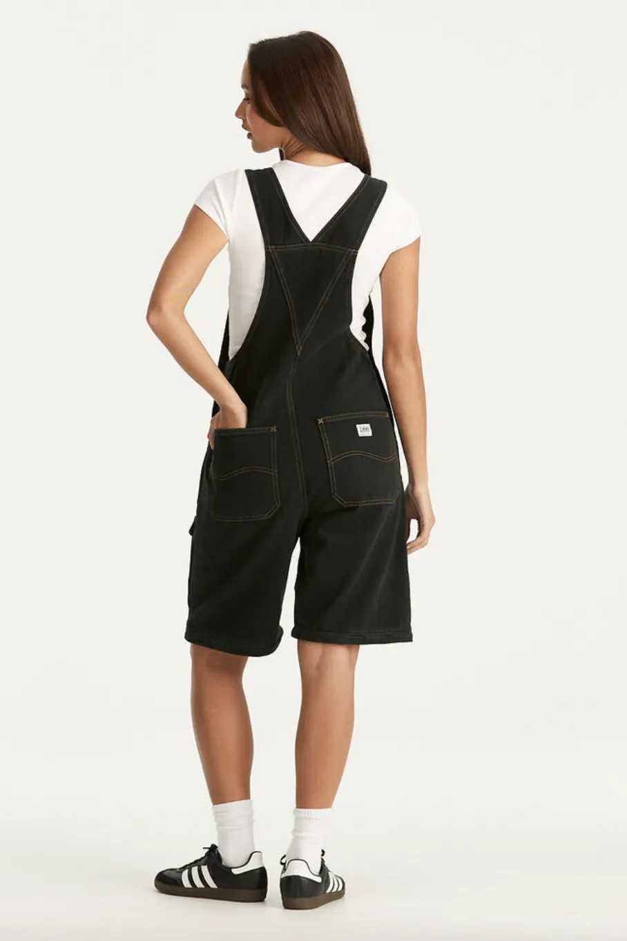 LEE ZIP OFF CARGO DENIM OVERALL - HOLLABLACK