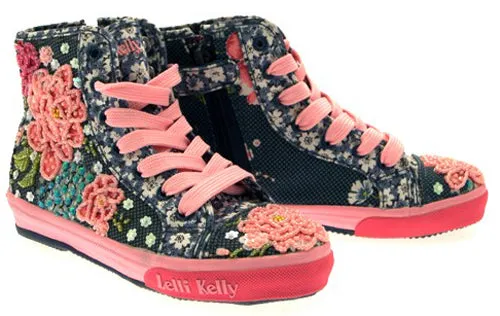 Lelli Kelly LK9356 Hi Tops Rose Blue