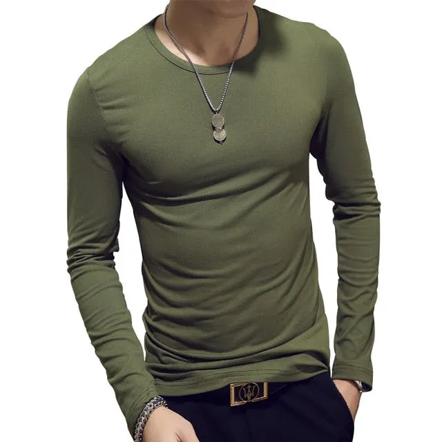 Long Sleeve V-Neck T-Shirt