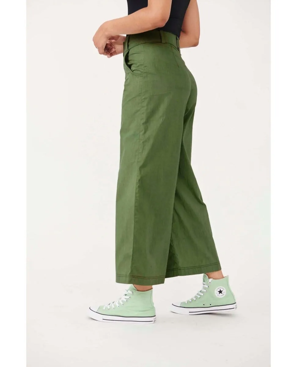 Menorca Cropped Solid Pant
