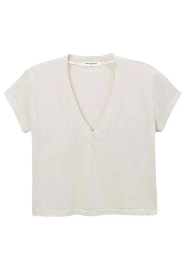 Perfect White Tee - Alanis V-neck