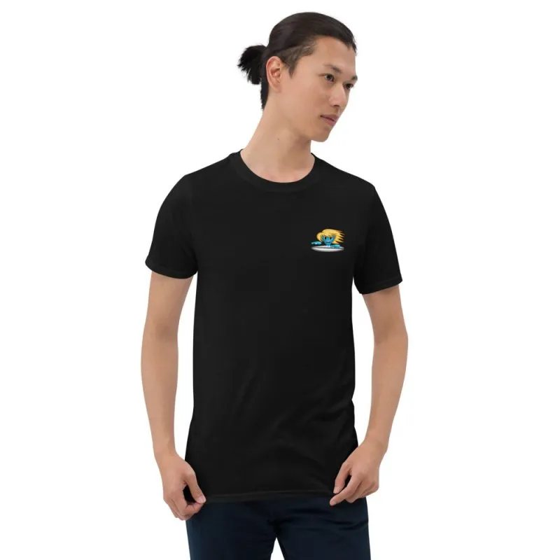 S&B Unisex Short Sleeve Surf in Hawaii T-Shirt - 100% Ring-Spun Cotton, Durable Double Stitching, Pre-Shrunk, Available in Multiple Sizes & Colors.