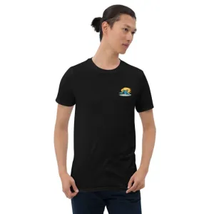 S&B Unisex Short Sleeve Surf in Hawaii T-Shirt - 100% Ring-Spun Cotton, Durable Double Stitching, Pre-Shrunk, Available in Multiple Sizes & Colors.