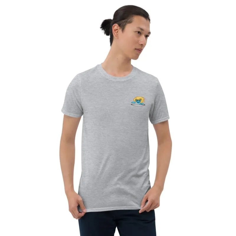 S&B Unisex Short Sleeve Surf in Hawaii T-Shirt - 100% Ring-Spun Cotton, Durable Double Stitching, Pre-Shrunk, Available in Multiple Sizes & Colors.