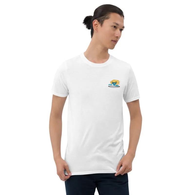 S&B Unisex Short Sleeve Surf in Hawaii T-Shirt - 100% Ring-Spun Cotton, Durable Double Stitching, Pre-Shrunk, Available in Multiple Sizes & Colors.