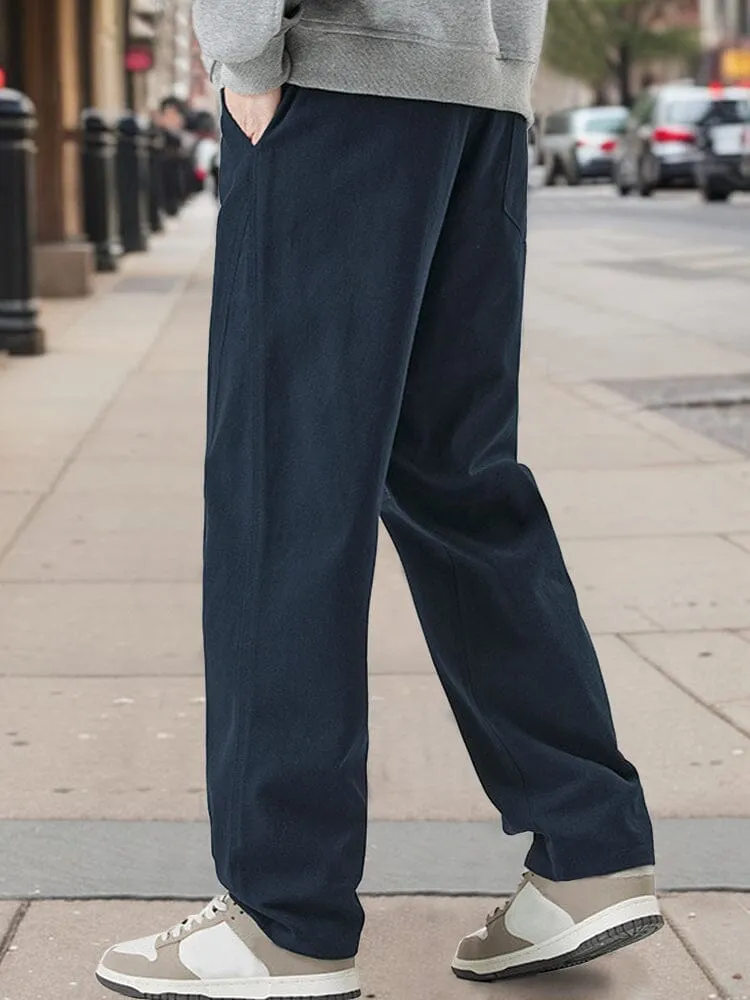 Versatile Draped Straight Leg Pants