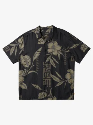 Waterman Troppo Shirt - Black Troppo Woven