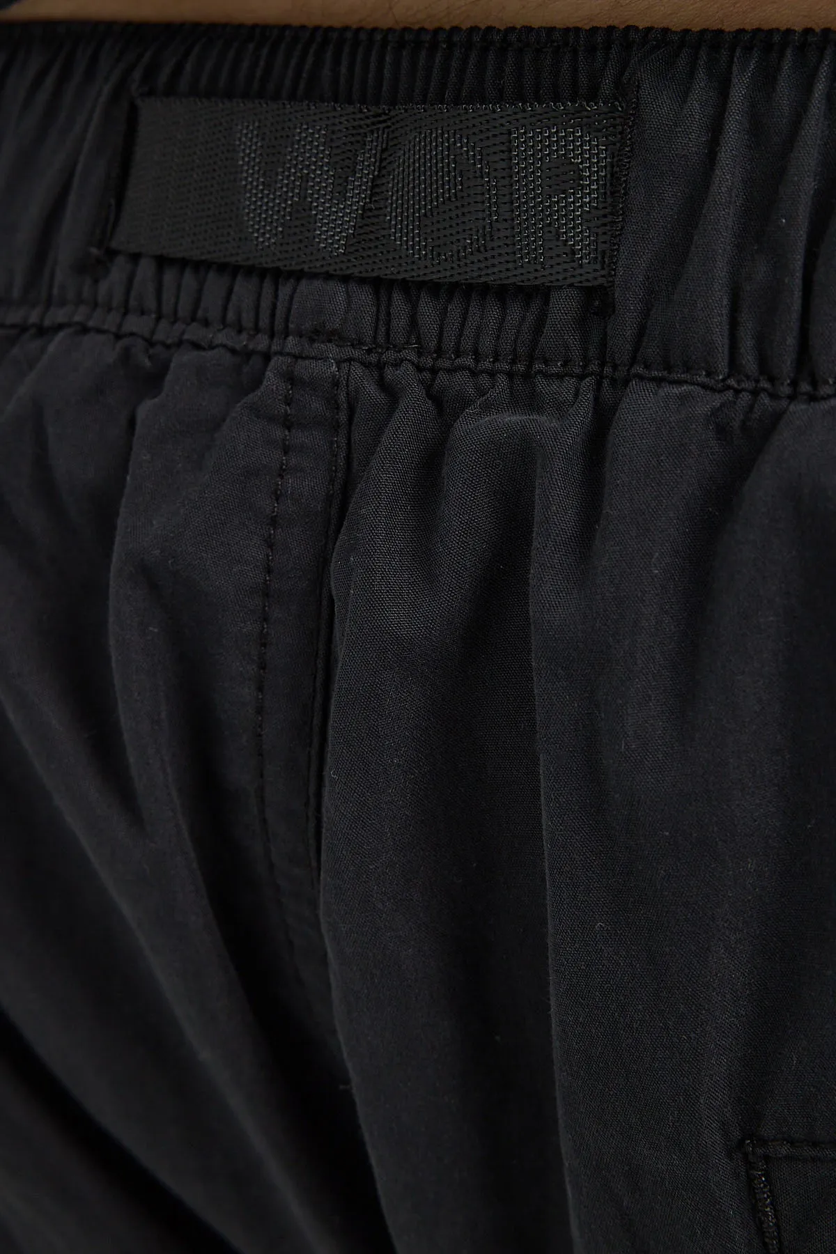 Worship Deliverance Zip Off Nylon Cargo Pant Washed Black
