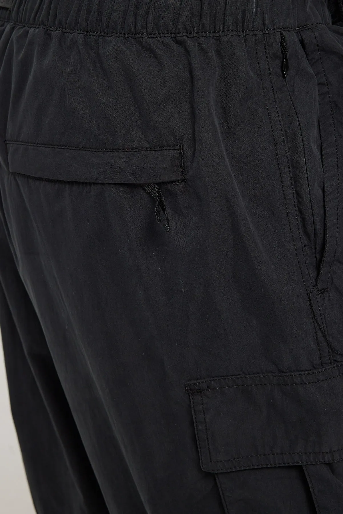 Worship Deliverance Zip Off Nylon Cargo Pant Washed Black