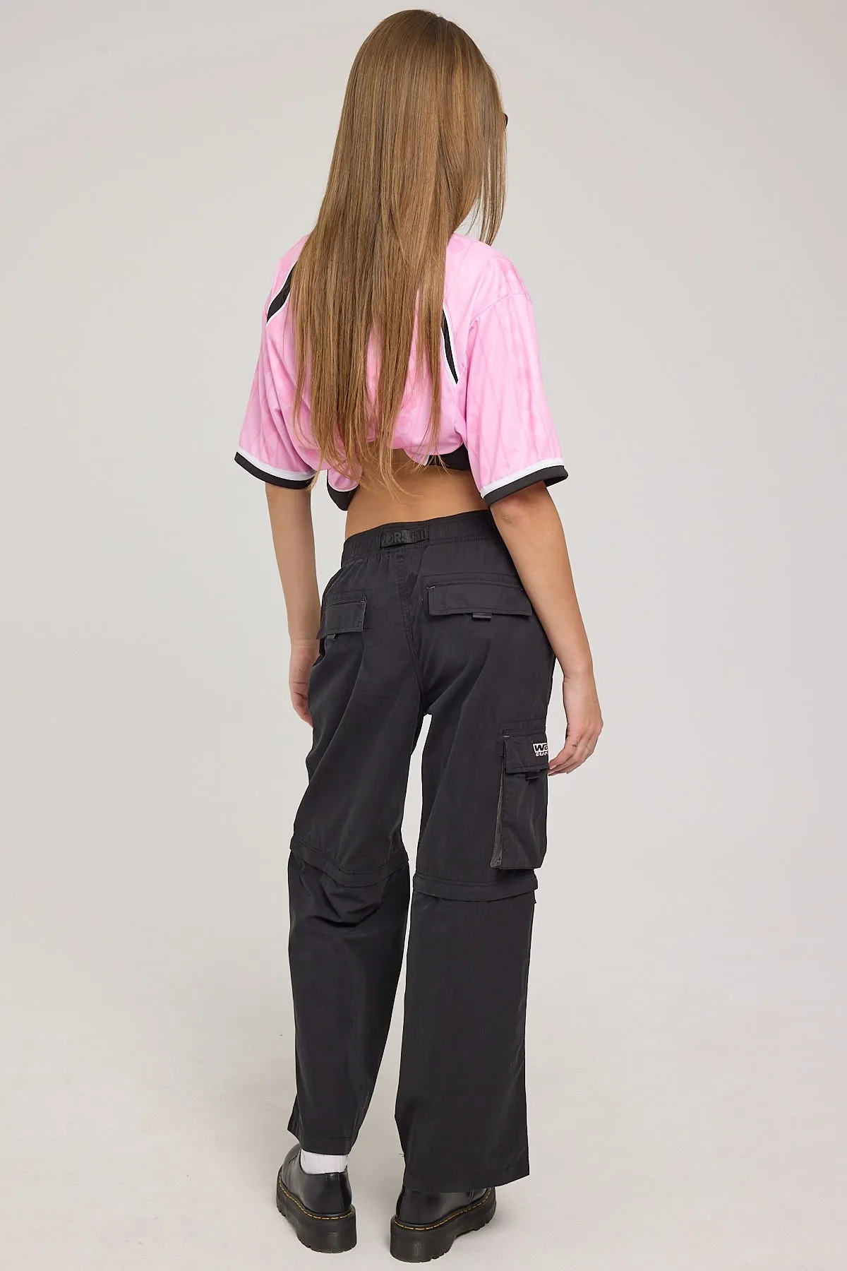 Worship Pusher Zip Off Utility Pant Black