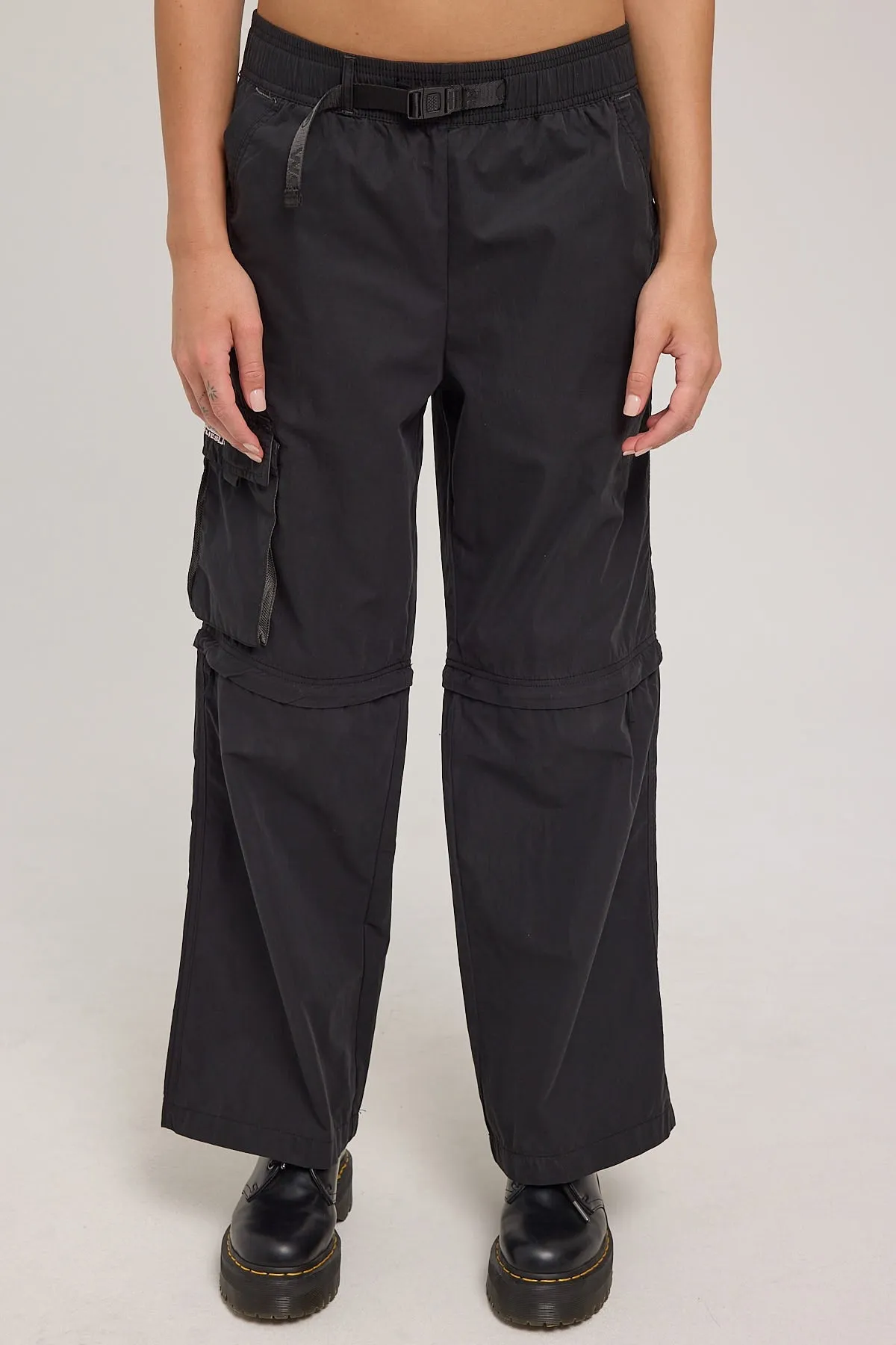 Worship Pusher Zip Off Utility Pant Black