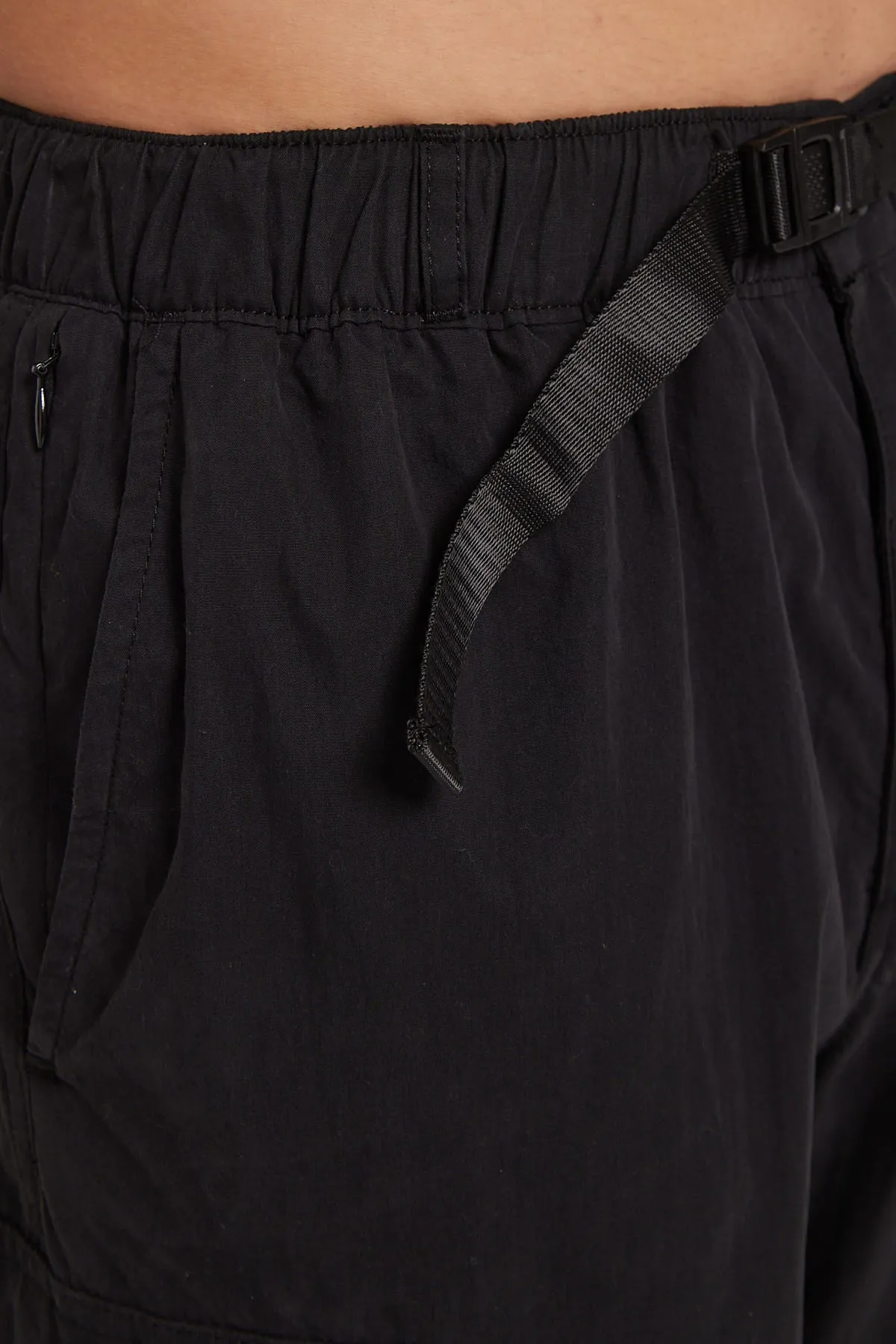 Worship Why Wait Zip Off Cargo Pant Washed Black